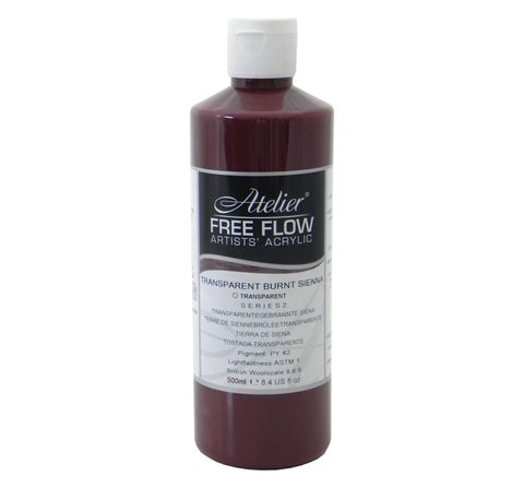 Atelier Free Flow Transparent Burnt Sienna S2 500m