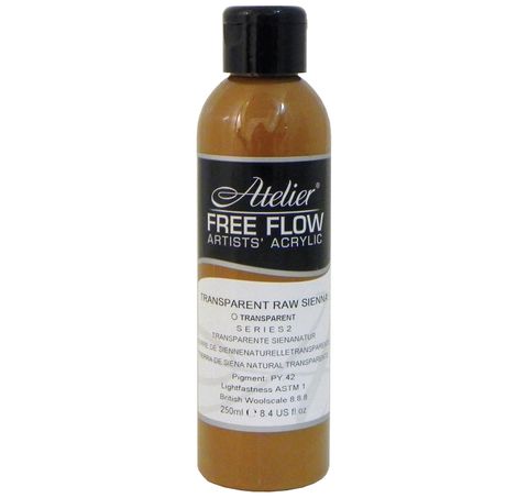 Atelier Free Flow Transparent Raw Sienna S2 250ml