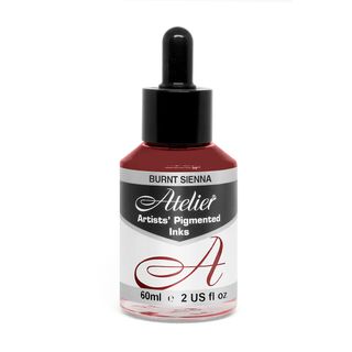 Atelier Acrylic Ink Burnt Sienna 60ml