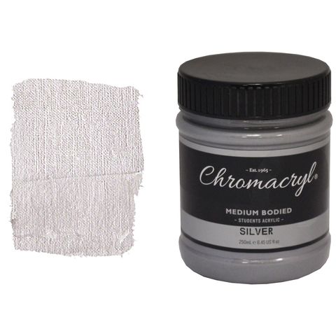 Chromacryl 250ml Silver