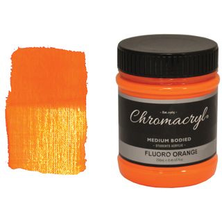 Chromacryl 250ml Fluoro Orange