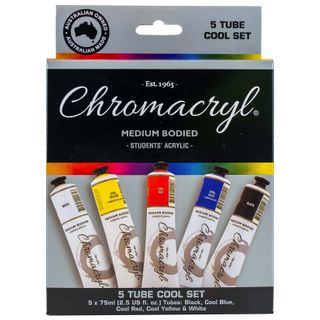 Chromacryl 5 Tube Set (Cool Colours)