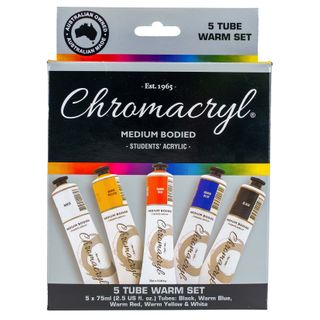Chromacryl 5 Tube Set (Warm Colours)