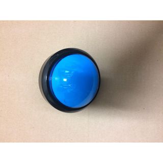 Illuminated 100mm domed button Blue