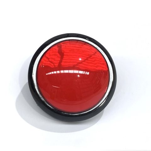 Illuminated 100mm domed button Red