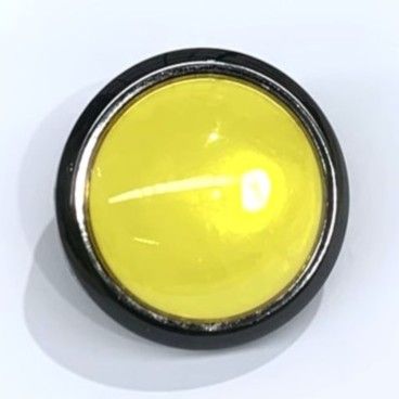 Illuminated 100mm domed button Yellow