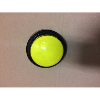 Illuminated 100mm domed button Yellow