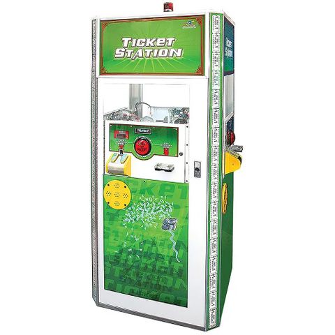 Ticket Station 4 Sides WH With Printer