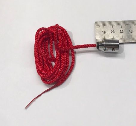 Crane Strings - Red cord with Metal ferrule (Large)