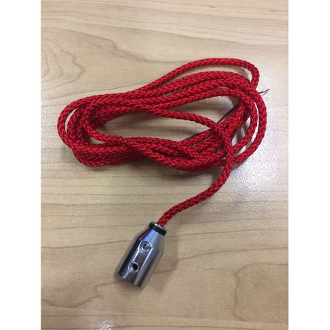 Crane Strings - Red cord with Metal ferrule (Large)