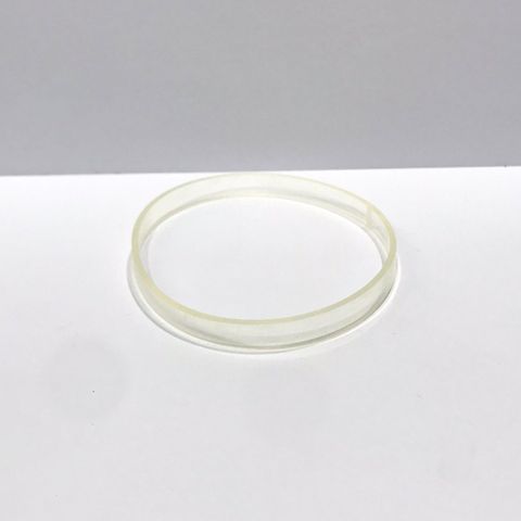 Ticket Station Flat Belt Clear 1/16x1/4in