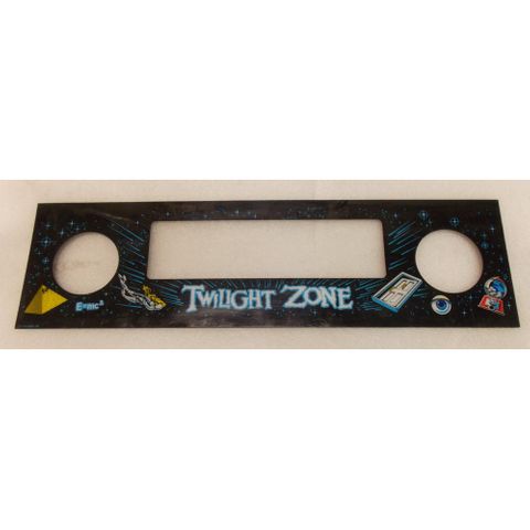 Twilight Zone Speaker Panel Acrylic - Bally Midway - Used