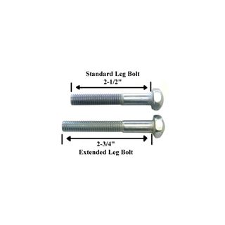 WMS/Bally Extended Silver Leg Bolt - 2 3/4inch