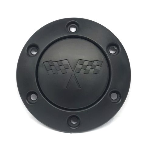 Happ Daytona Steering Cap with Checkered Flag