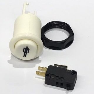 Player 1 Start Button - White