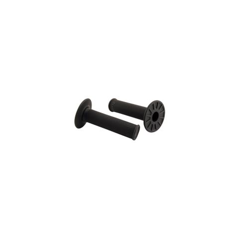 Superbikes Black Rubber Grips - Pair