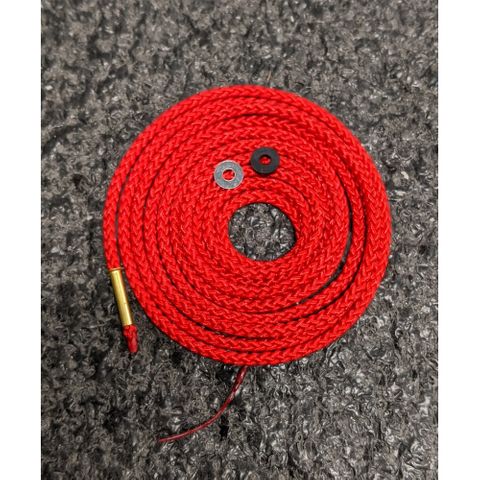 Crane Strings - Red cord with Brass ferrule (Small)