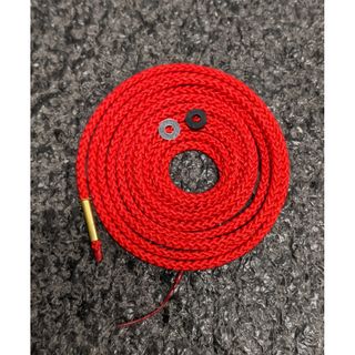 Crane Strings - Red cord with Brass ferrule (Small)