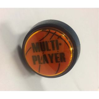 NBA Hoops Med Round Button (Multiplayer)