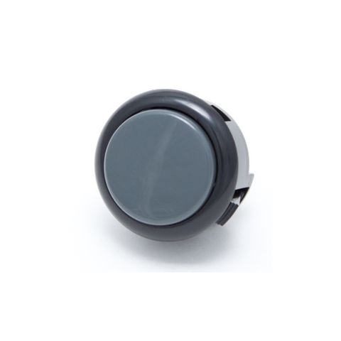 Push Button Black/Grey 30mm Sanwa