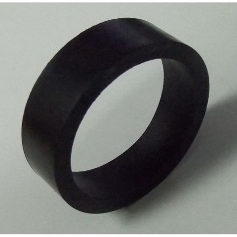 Flipper Black Rubber 3in