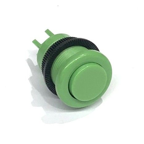 Push button Green 33mmOD Concave