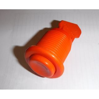 Push button Orange 33mmOD Concave MCA