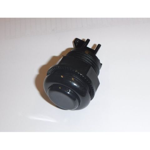 Push button Black 33mmOD Concave