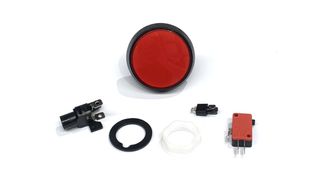 60MM Round Illuminated Push Button Red