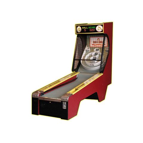 SkeeBall Classic Game 10ft Red/Yellow