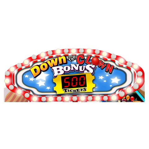 Down The Clown Jumbo 2 Game Marquee 220V