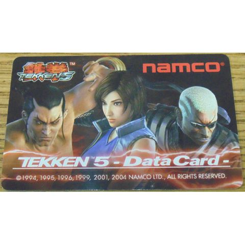 Tekken 5 Player Cards Sold individually