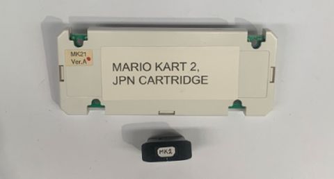 Mario Kart 2 Cartridge and Security Key (JPN)