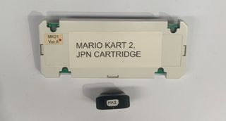 Mario Kart 2 Cartridge and Security Key (JPN)