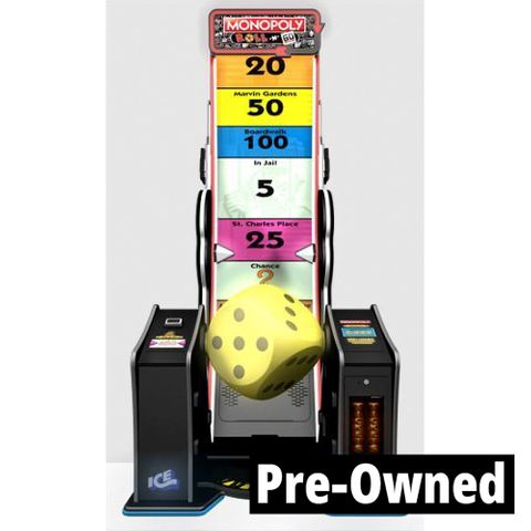 Monopoly Roll-N-Go 11Ft, Preowned, Machine