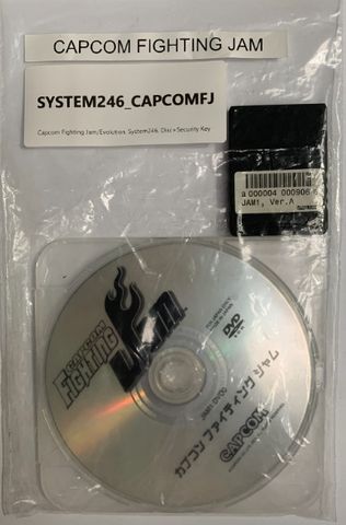 Capcom Fighting Jam/Evolution, System246, Disc+Security Key
