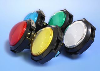 Bishi Bashi Button - RED 100mm Sanwa