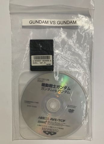Gundam Vs Gundam, Sys256, Dis + Security Key