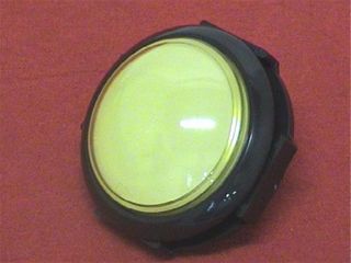 Big One Extreme Button - Yellow 98mm