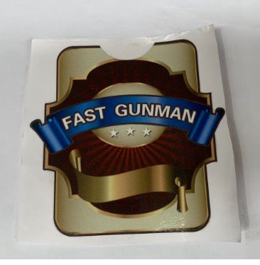 Fast Gunman Replacement Bottle Decal