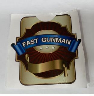 Fast Gunman Replacement Bottle Decal