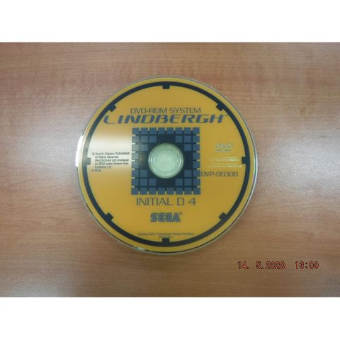 Initial D V4 (rev D) Lindbergh Yellow, Software Disc Only