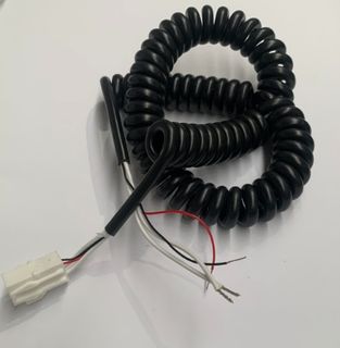 Black Curly Cord for Coil