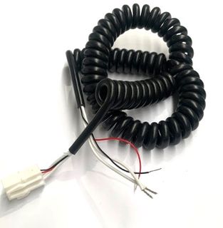 Black Curly Cord for Coil