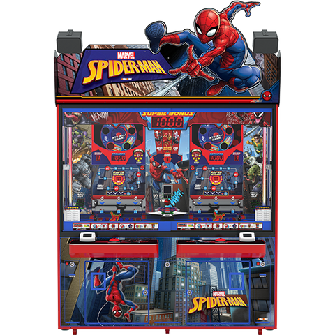 Spider-Man Coin Pusherr 2P, Machine