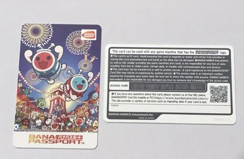 その他 BANDAI NAMCO PASSPORT NEW Bandai Namco Passport Card Amusement IC banapassport bana pass