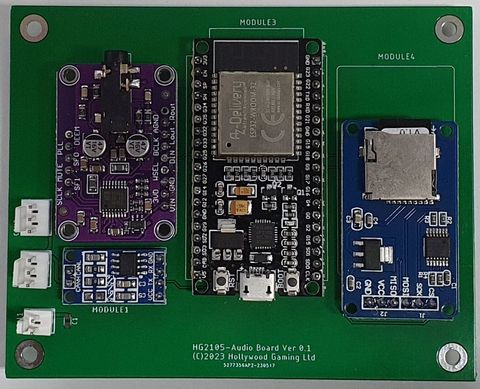 Bop It, HG2105 Audio Board Ver 0.1