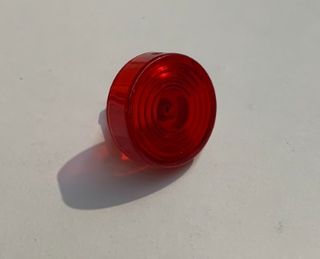 Pinball Rollover Button Trans Red for playfield switch