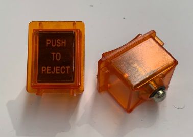 Amber Reject Button Assembly