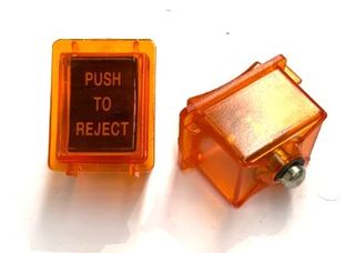 Amber Reject Button Assembly